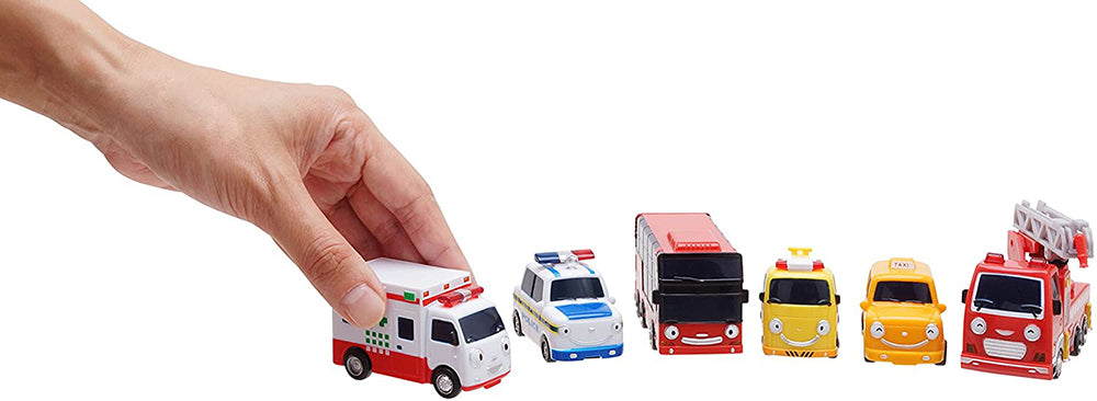 The Little Bus Tayo [ Regular Size Set] : Tayo-Special Friends Set Series (Mini Bus Set)-6pcs