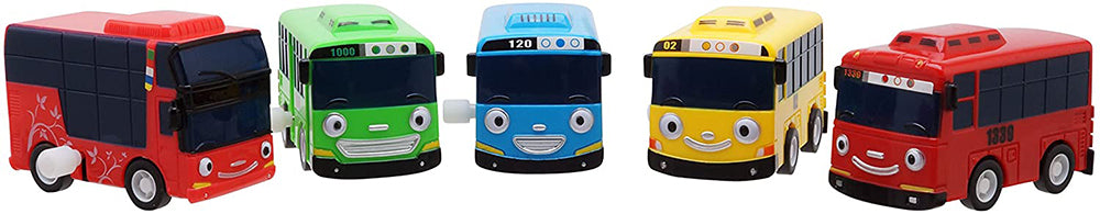 The Little Bus Tayo [ Regular Size Set] : Tayo-Special Wind-Up Set-5pcs [Tayo Gani Lani Rogi Cito]