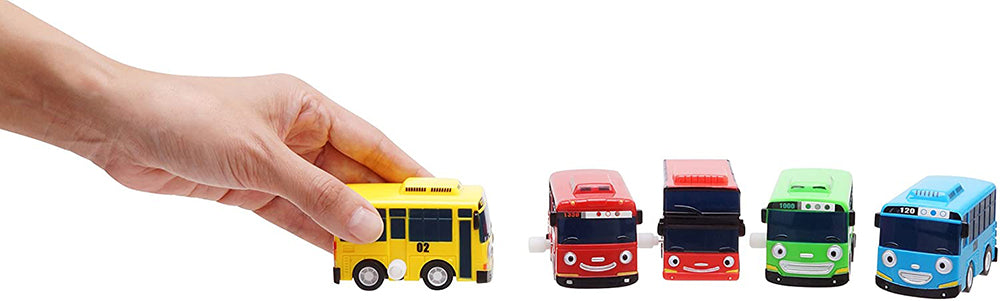 The Little Bus Tayo [ Regular Size Set] : Tayo-Special Wind-Up Set-5pcs [Tayo Gani Lani Rogi Cito]